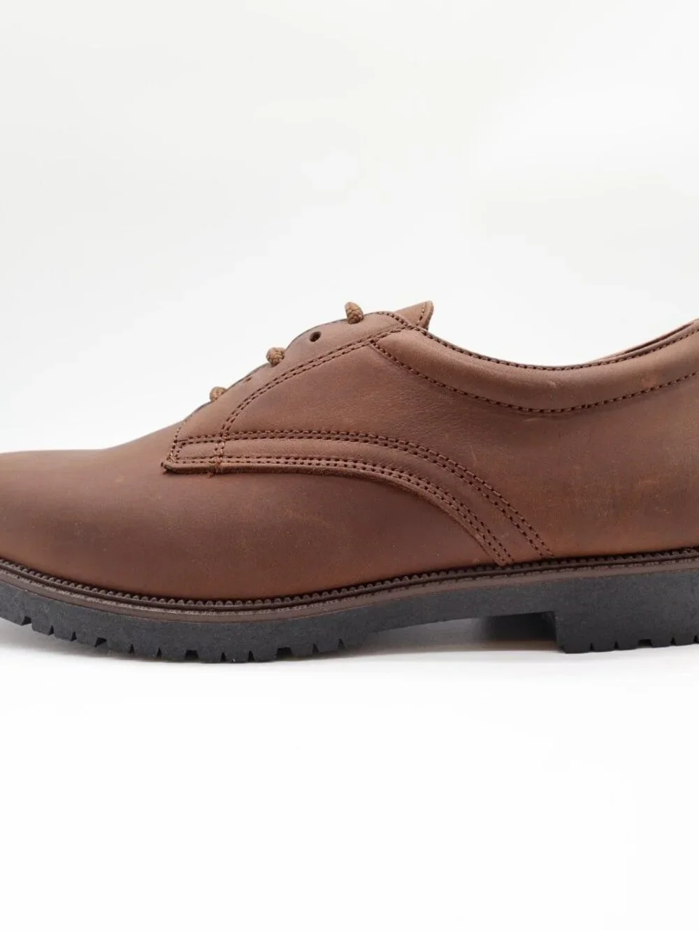 Nunn Bush Brown Leather Oxford Shoes Mens 9 Comfort Vintage 90s